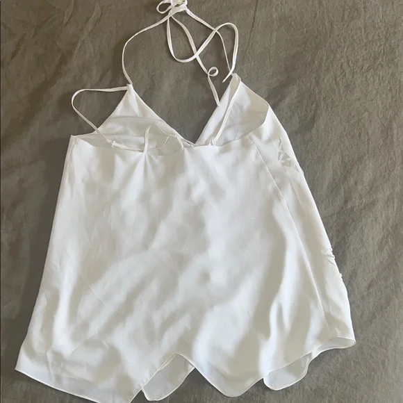 Cynthia Steffe White Top with Cutout Details - Picture 3 of 3